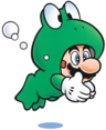 Frog Mario in Super Mario Bros. 3.