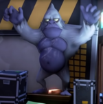 The yeti statue found in the Backstage room of Paranormal Productions in Luigi's Mansion 3.