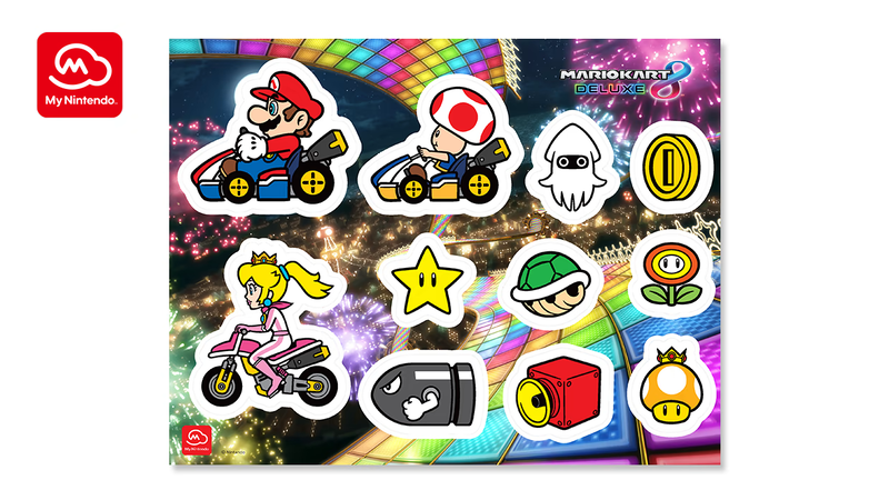 File:MK8DX Vinyl Sticker Sheet.png