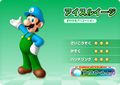 Ice Luigi (downloadable palette swap of Luigi)