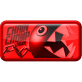 A Mario Kart Tour Chain Chomp Racing Chains "hot shot" badge