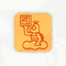 A sticker in Mario Kart World