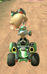 Baby Rosalina performing a trick.