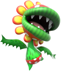 Artwork of Petey Piranha for Mario Party: Star Rush (Reused for Mario Tennis Aces)
