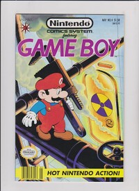 Cover of Nintendo Comics System featuring Game Boy No. 4