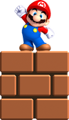 Artwork of Mini Mario in New Super Mario Bros. U