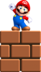 Artwork of Mini Mario in New Super Mario Bros. U