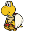 Koopa Paratroopa Idle Animation from Paper Mario: Color Splash
