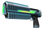 Artwork of a Ray Gun from Super Smash Bros. Brawl.