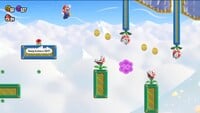 The second 10-flower coin in Badge Challenge Parachute Cap II in Super Mario Bros. Wonder