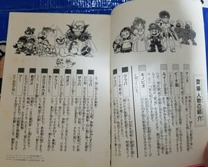 Character introduction section of Super Mario Bros. Monogatari