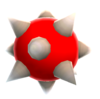 Render of the Spiny Egg enemy in Super Mario Galaxy 2.