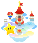 Icon for Mario's Rainbow Castle in Super Mario Party Jamboree