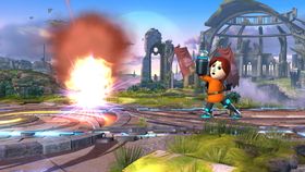 Flame Pillar in Super Smash Bros. for Wii U.