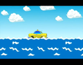 Dribble's taxi swimming