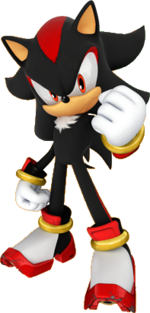 Artwork of Shadow the Hedgehog for Mario & Sonic at the Rio 2016 Olympic Games Arcade Edition