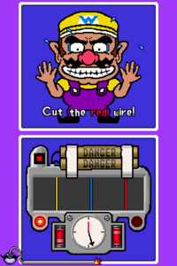 The microgame Short Fuse from WarioWare: Touched!