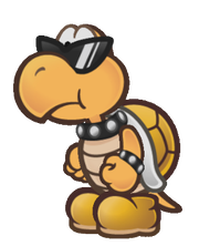 Sprite of a KP Koopa from Paper Mario: The Thousand-Year Door (Nintendo Switch)