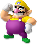 Artwork of Wario for Mario Party 10 (reused for Mario & Sonic at the Rio 2016 Olympic Games Arcade Edition)