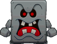 A Whomp from Paper Mario: Sticker Star