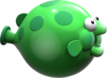 Render of a green Bloomp