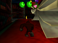 A Golden Banana for Donkey Kong in Creepy Castle.