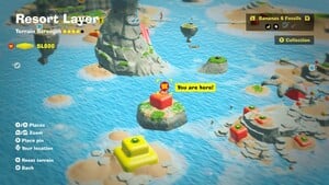 Screenshot of a Glitzoid location from Donkey Kong Bananza