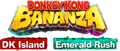 Used for the "DK Island" and "Emerald Rush" text