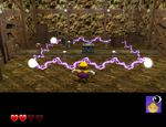 One of Horror Manor's red diamond sub-levels from Wario World.