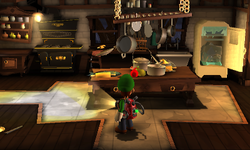 The Kitchen segment from Luigi's Mansion: Dark Moon.