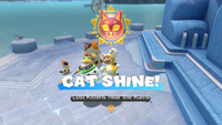 Collecting a Cat Shine in Bowser's Fury