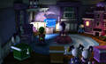 Luigi in the doll room.