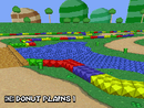 Screenshot of Donut Plains 1 in Mario Kart DS