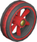 The Wood8_BlackRed tires from Mario Kart Tour