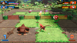 A Forest Court Match in Mario Tennis Fever