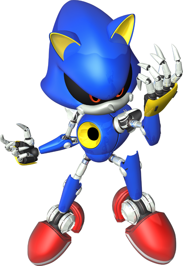 Mecha Sonic / Silver Sonic the Robotic Version of Sonic the