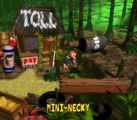 A Mini-Necky in the Cast of Characters roll during Donkey Kong Country 2: Diddy's Kong Quest's ending