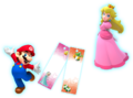 Rosalina and Yoshi-themed tanzaku, shown alongside Mario and Princess Peach