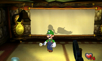Luigi in the Projection Room