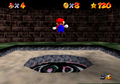 The entrance to the Cavern of the Metal Cap in the Hazy Maze Cave in the N64 version