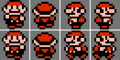 Unused Mario sprites.