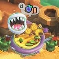 A Wonder Piranha coiled around the Wiggler Race Mountaineering! course