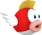 Rendered model of a Cheep Cheep enemy in Super Mario Galaxy.