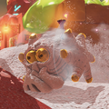 A Squeeloid made of salt