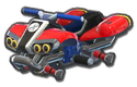 Mario's and red Mii's Standard ATV body from Mario Kart 8