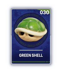 The Green Shell card from The Super Mario Galaxy Movie Collectible Cards