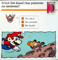 "Which fish doesn't fear poisonous sea anemones?"