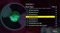 The disc for the song "Emerald Rush #2" in Donkey Kong Bananza