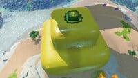 A pear in the Resort Layer in Donkey Kong Bananza