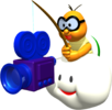 Artwork of one of the Lakitu Bros. from Super Mario 64